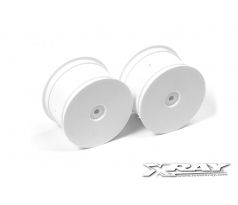 4WD REAR WHEEL AERODISK WITH 14MM HEX - WHITE (2)