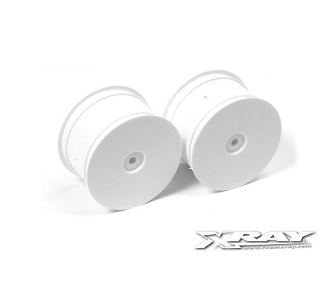 4WD REAR WHEEL AERODISK WITH 14MM HEX - WHITE (2)