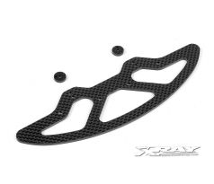 X10 GRAPHITE 2.5MM FRONT BUMPER & SHIMS - V2