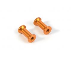 ALU REAR BRACE MOUNT 13MM - ORANGE (2)