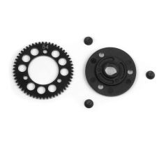 STEEL SPUR GEAR 54T / 48 + COMPOSITE SPUR GEAR ADAPTER