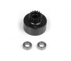 CLUTCH BELL 16T WITH BEARINGS
