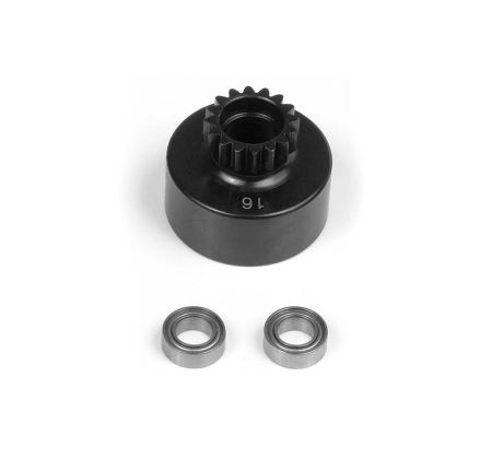 CLUTCH BELL 16T WITH BEARINGS