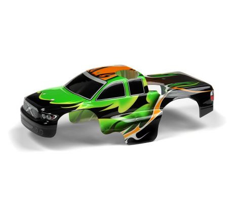 BODY 1/18 NITRO MT - PAINTED & TRIMMED - DRAGONFIRE - GREEN