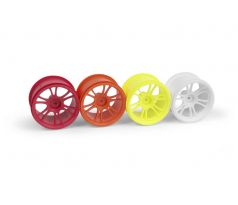 XRAY M18MT STARBURST WHEELS - ORANGE (4)