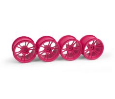 XRAY M18MT STARBURST WHEELS - PINK (4)