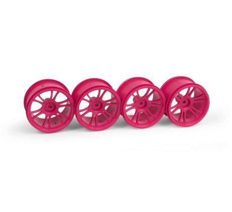 XRAY M18MT STARBURST WHEELS - PINK (4)