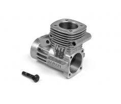 CRANKCASE WITH BEARINGS + CARBURETOR RETAINER