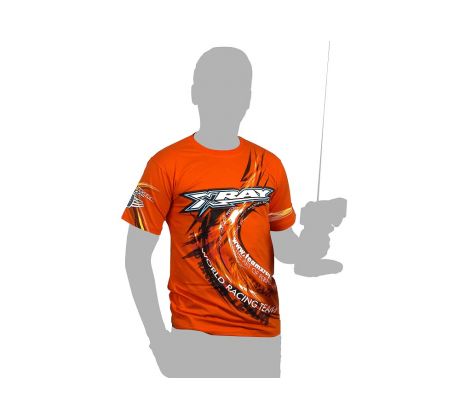 XRAY TEAM T-SHIRT - ORANGE (XL)