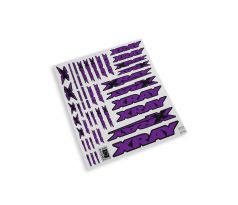 XRAY STICKER FOR BODY - PURPLE