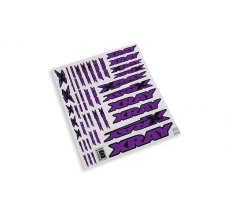 XRAY STICKER FOR BODY - PURPLE