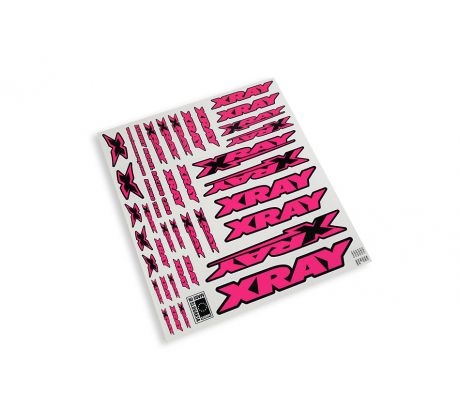 XRAY STICKER FOR BODY - NEON RED