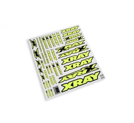 XRAY STICKER FOR BODY - NEON YELLOW