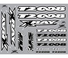 XRAY T2'008 STICKER FOR BODY - WHITE