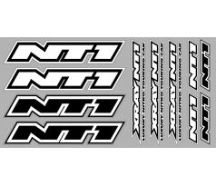 XRAY NT1 STICKER FOR BODY - WHITE