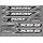 XRAY XB8 STICKER FOR BODY - WHITE - DIE-CUT --- Replaced with #397359