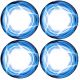 XRAY TRUGGY WHEEL STICKERS - DIE-CUT - BLUE