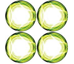 XRAY TRUGGY WHEEL STICKERS - DIE-CUT - GREEN