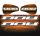 XRAY XB808 WING STICKER - DIE-CUT - BLACK