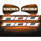 XRAY XB808 WING STICKER - DIE-CUT - BLACK