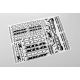 XRAY XB8 STICKER FOR BODY - WHITE