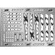 XRAY RX8 STICKER FOR BODY - WHITE