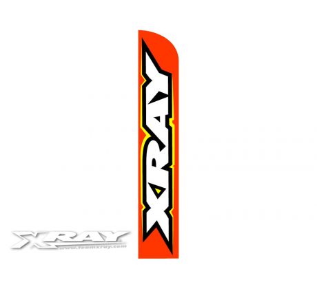 XRAY LARGE FLAG VERTICAL 4M - ORANGE