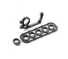 X1 ALU REAR BULKHEAD - LEFT + RIDE HEIGHT ADJUSTERS