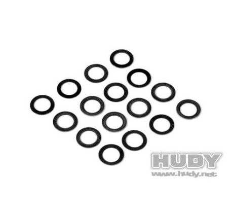 HUDY CONICAL CLUTCH WASHER SPRING SET (8x 0.4mm + 8x 0.6mm)