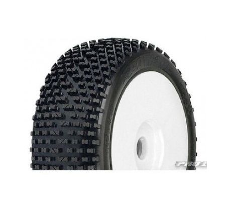 Pro-Line White Pre-Mounted Bow Tie M2 1/8 Buggy Tires (2)