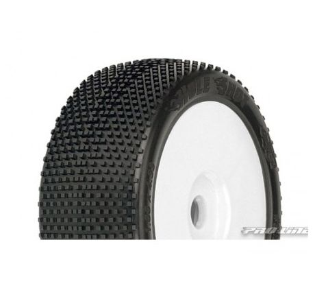 Pro-Line White Pre-Mounted Hole Shot M3 1/8 Buggy Tires (2)