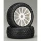 GRP White Pre-Mounted Atomic 1/8 Buggy Tires (2)